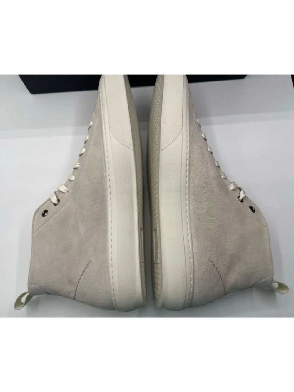 Good Man Brand Legacy Hi-Top Beige‎ Suede  Leather Sneakers Men’s Size 10